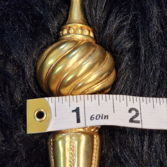4 Vintage Large Gold toned Finial Style Ornaments - Picture 7 of 7